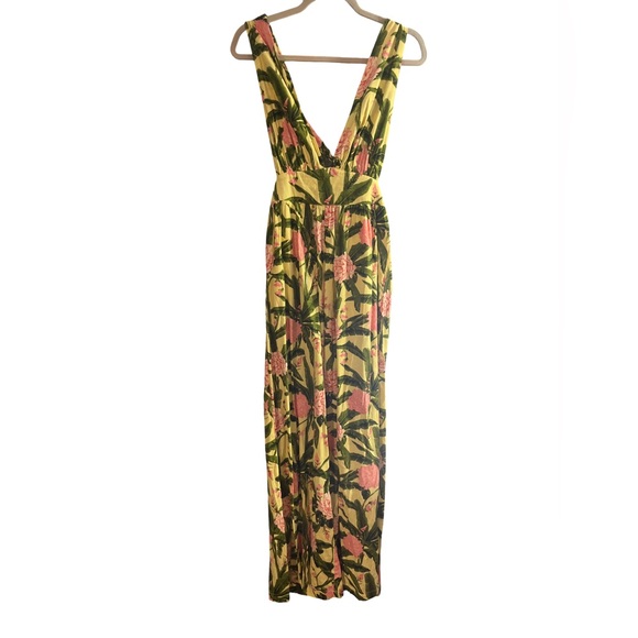 Agua Bendita x Target NWT Peony Botanical Print Jumpsuit Size XS - Picture 4 of 9